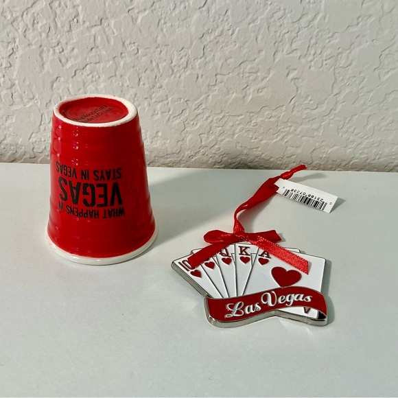 Set of 2 NWT Vegas-Themed Holiday Decorations - Picture 2 of 10